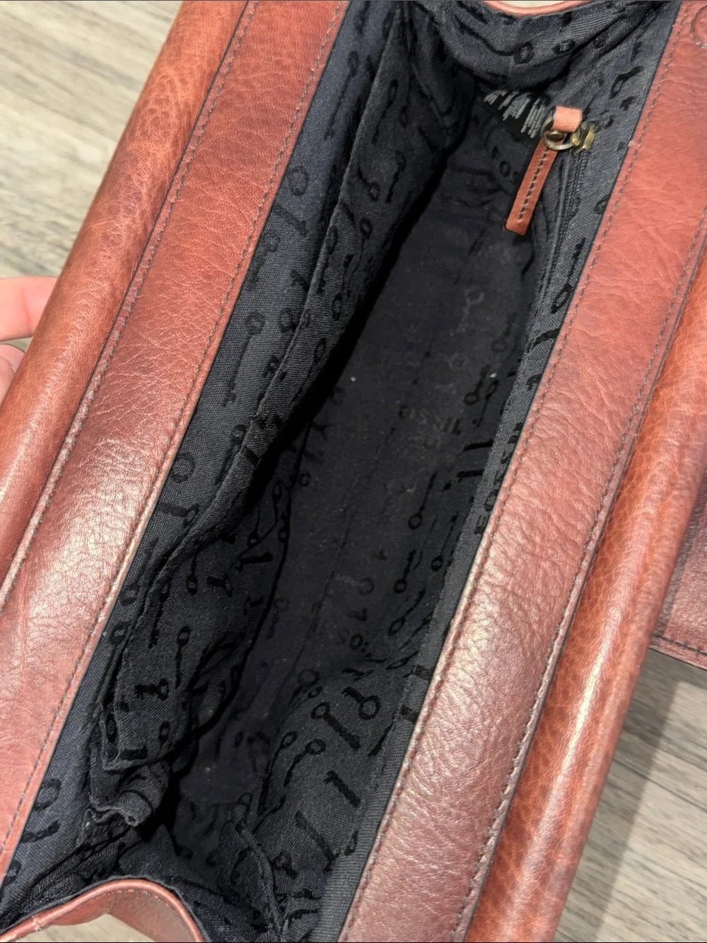 Fossil Vintage Reissue Bar Clutch bags bundle of 2, as is